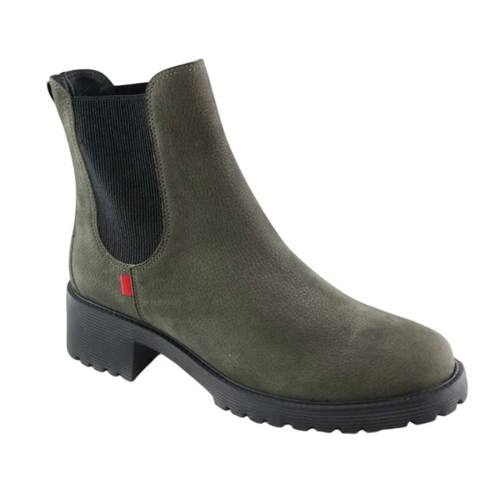 Marc Joseph New York Womens Columbia ST Ankle Booties US 6 Green Leather NWOB